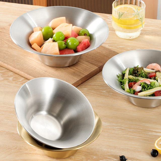 Stainless steel salad bowl,HangYu Housewares ,Stainless steel salad bowl
