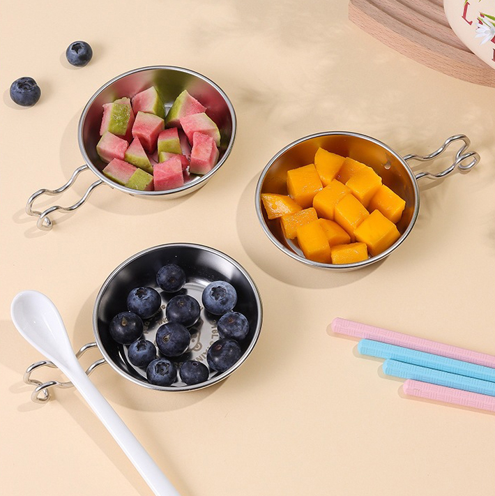 Stainless steel sauce dish with stand,HangYu Housewares ,Stainless steel sauce dish with stand