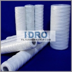 String wound filter cartridges making machine