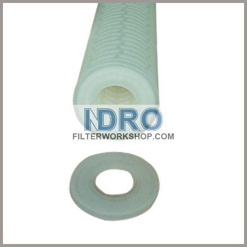 Pleated filter cartridge end cap welder