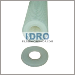 Pleated filter cartridge end cap welder