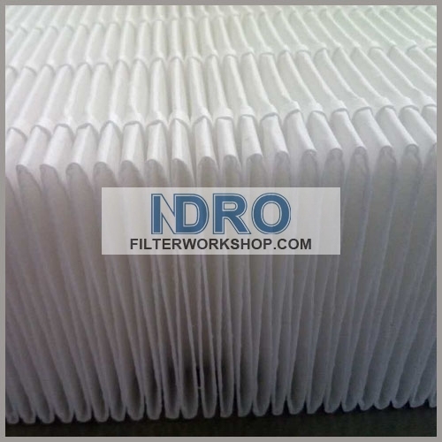 pleated air filter pleating and gluing machine production line