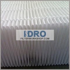 pleated air filter pleating and gluing machine production line