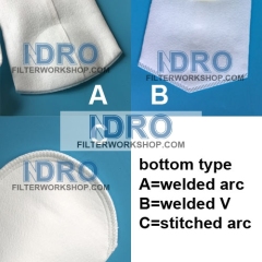 100 micron (µm) Polyester(PE) Felt Filter Bags