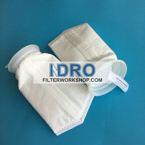 cylinder bottom water filter bag