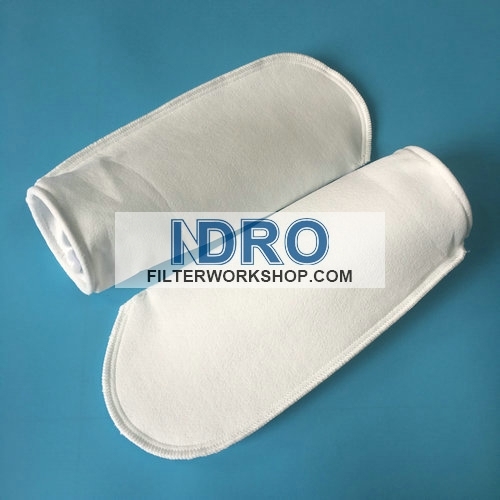 Stitched Polypropylene(PP)/Polyester(PE) felt filter bag