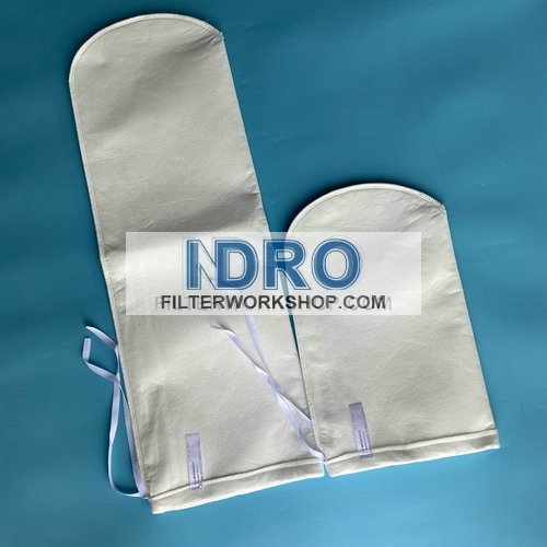 polypropylene(PP)/polyester(PE) felt drawstring filter bags
