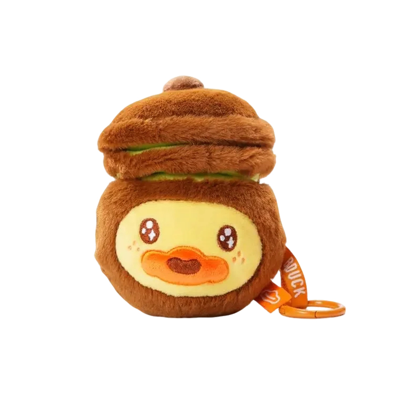 B Duck Fruit Series Plush Pendant Backpack Exquisite Hanging Ornament Decor Cute Holiday Gift