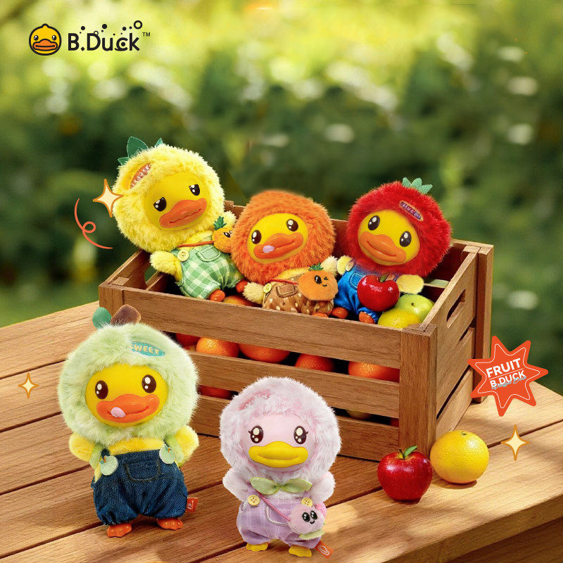 B.Duck Health Vitamin C Series Art Toy Figurine Blind Mystery Box Collectibles Plush Figure Blind Box