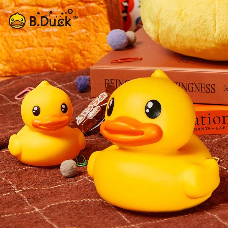 B.Duck Classic Series 11CM Floating Duck Children's Bathing Water Play Plastic Desktop Decoration Toy Gift