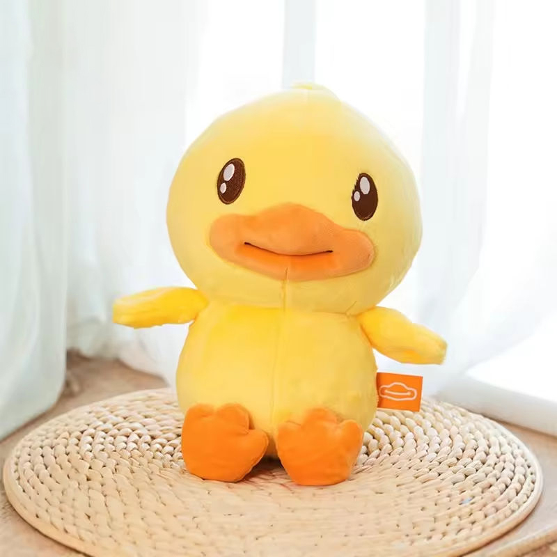 B.Duck 25cm Short Plush Cute Plush Toy Sleeping Hug Doll Decoration Birthday Gift