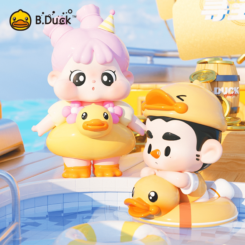 B.Duck x Hidden Wooo x TN Treasure Hunt Party Series Collaboration Blind Box Animal Toy Gift Ornament
