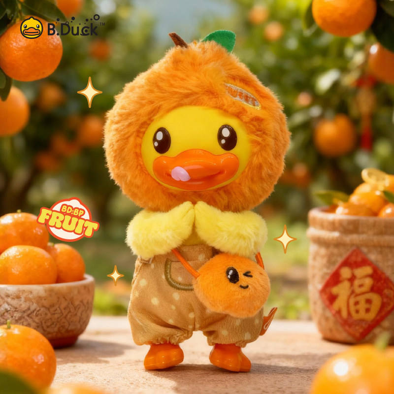 B.Duck Health Vitamin C Series Art Toy Figurine Blind Mystery Box Collectibles Plush Figure Blind Box
