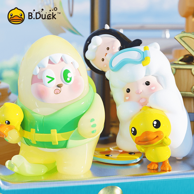 B.Duck x Hidden Wooo x TN Treasure Hunt Party Series Collaboration Blind Box Animal Toy Gift Ornament