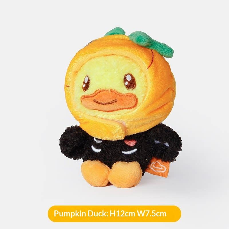 B Duck Halloween Series Trendy Playful Short Plush KeychainToy