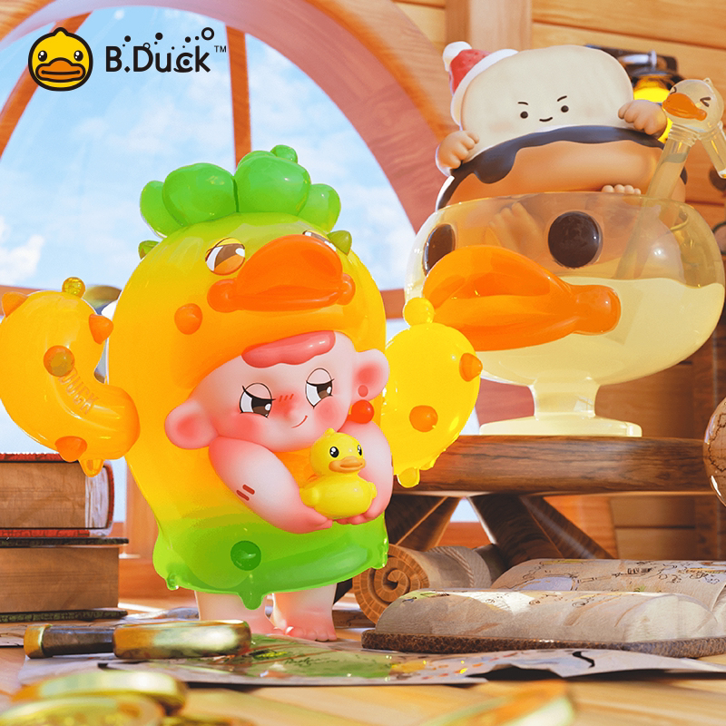 B.Duck x Hidden Wooo x TN Treasure Hunt Party Series Collaboration Blind Box Animal Toy Gift Ornament
