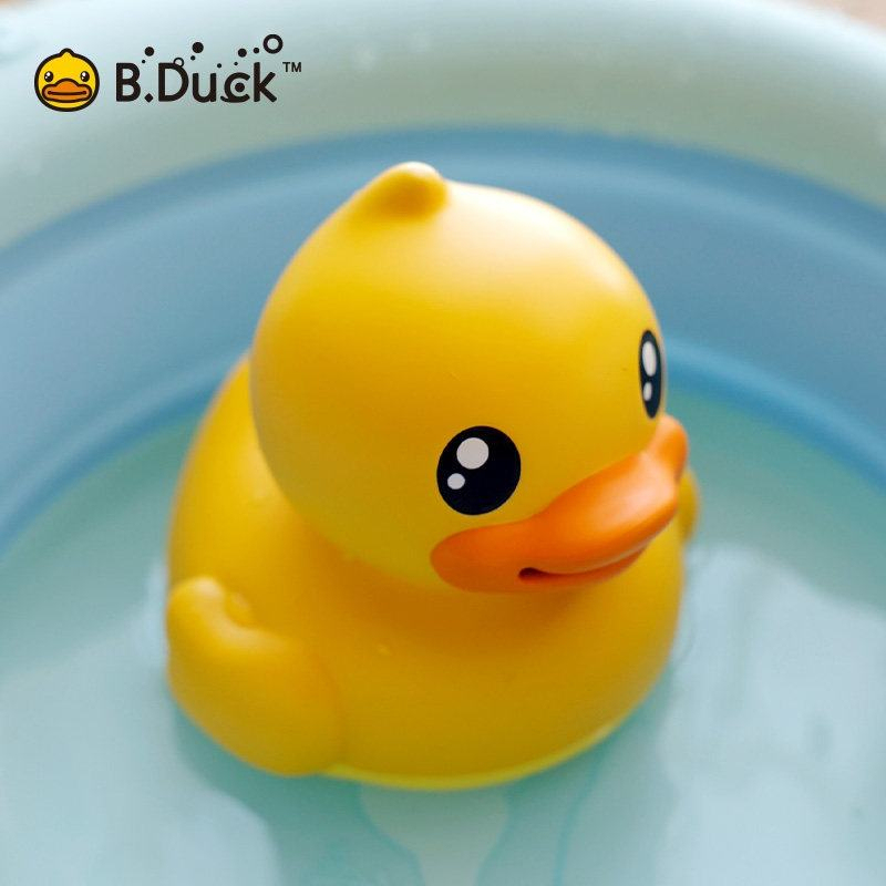 B.Duck Classic Series 11CM Floating Duck Children's Bathing Water Play Plastic Desktop Decoration Toy Gift
