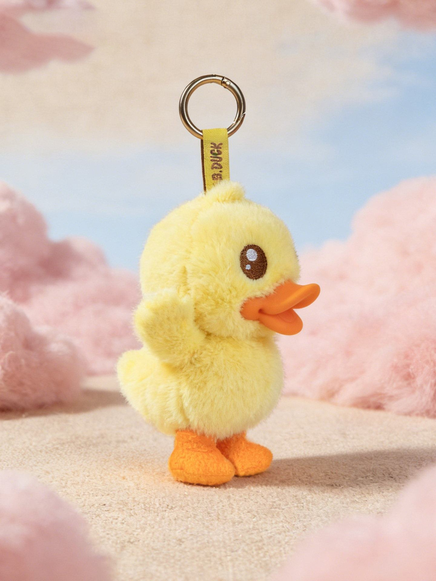 B.Duck 23cm Classic Series Soft Cute Duck Plush Stress Relief Doll for Baby Bedroom Decoration Gift
