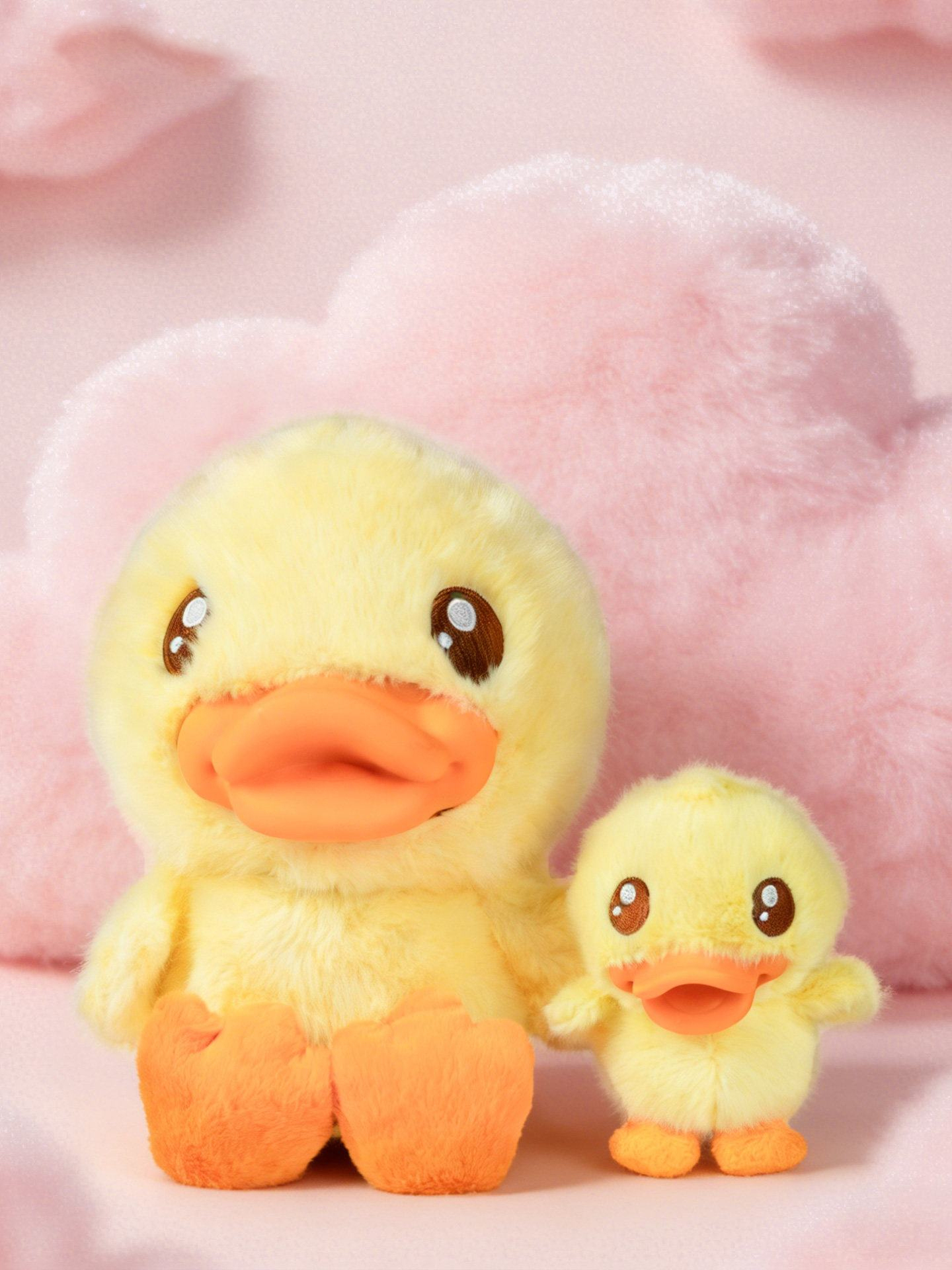 B.Duck 23cm Classic Series Soft Cute Duck Plush Stress Relief Doll for Baby Bedroom Decoration Gift
