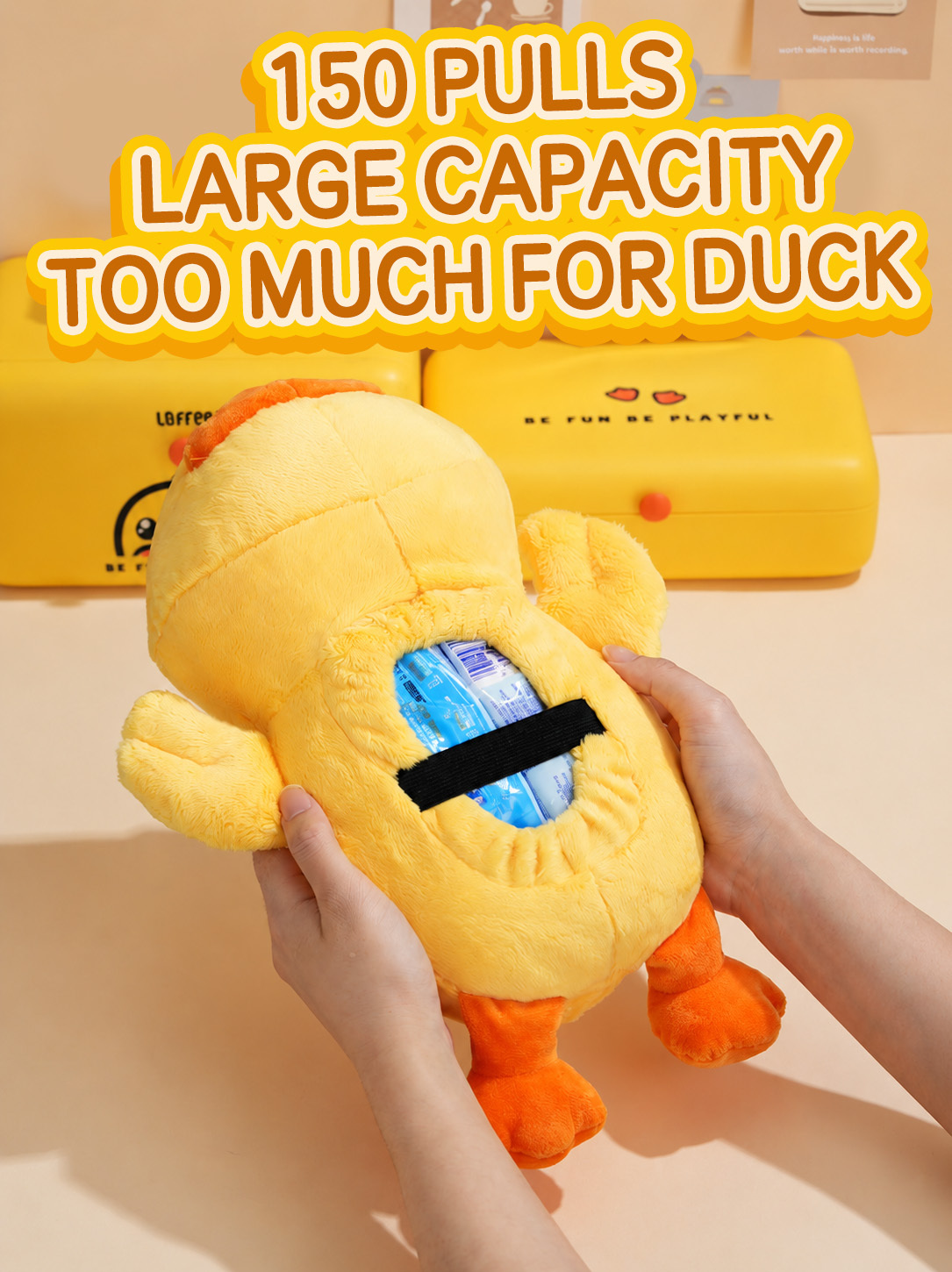 B.Duck Cookie Man Kingdom Collaboration Series Tissue Box