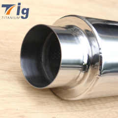 Titanium Universal Mufflers with Exhaust Tip 3inch inlet