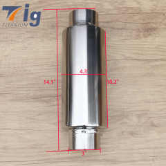 Performance Auto Parts Universal Titanium Customizable Exhaust Muffler