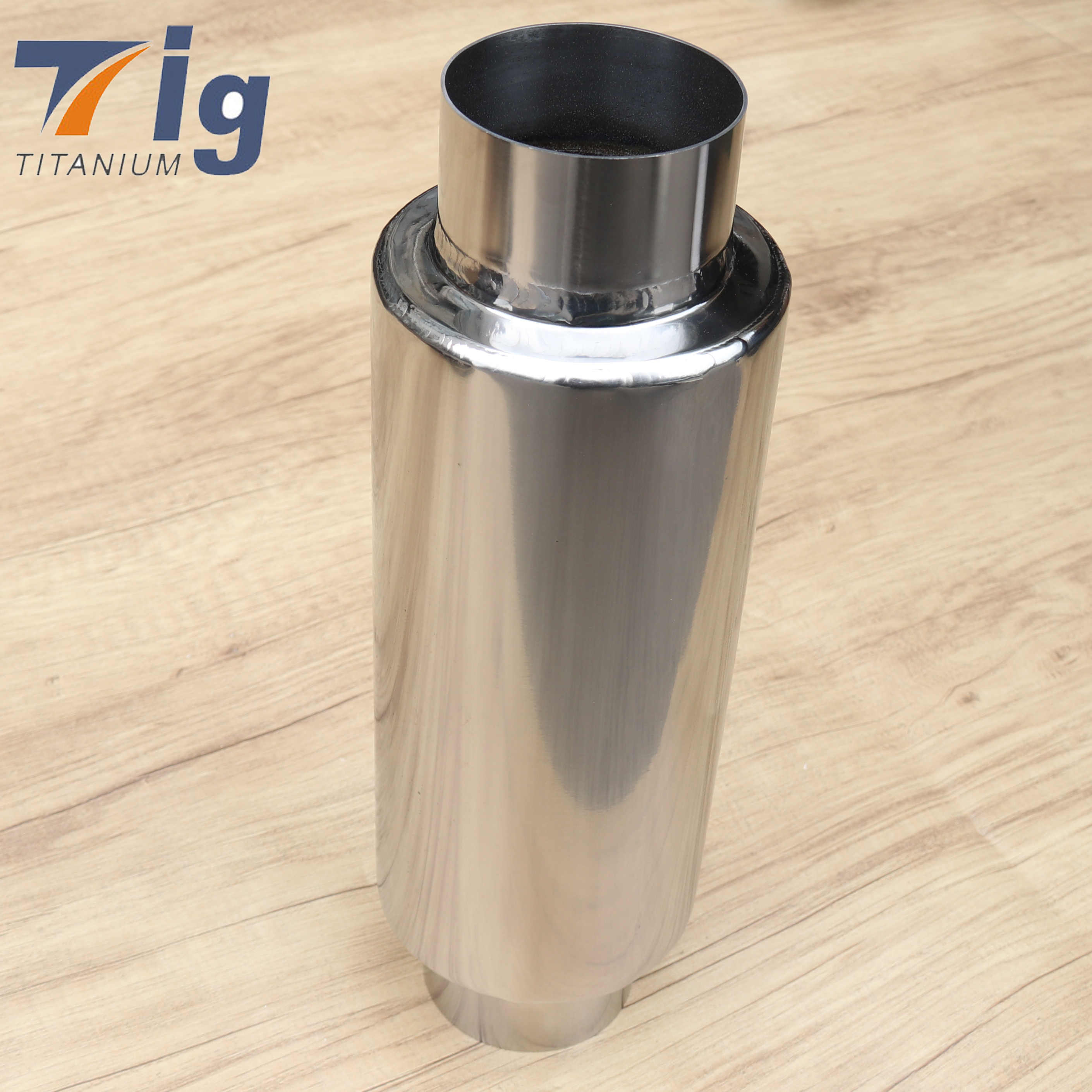 Performance Auto Parts Universal Titanium Customizable Exhaust Muffler