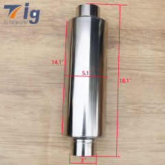Performance Universal Exhaust Muffler Custom made Titanium Round Muffler For Car Exhaust