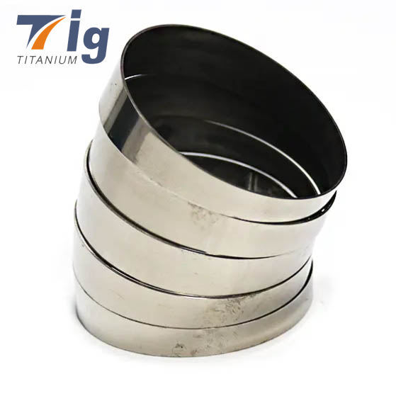 1.875" Titanium Pie Cuts 1.5D Radius (6pcs for 90* bend) thickness 1.0mm