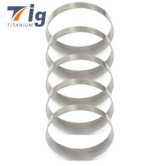 4" 1.0mm Pie Cuts 1D Radius (6pcs for 90* bend) Titanium