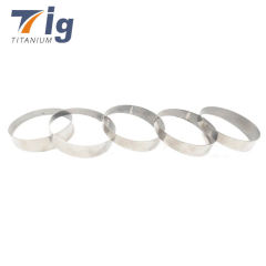 3" Pie Cuts 1D Radius (6pcs for 90* bend) 1.0mm Titanium