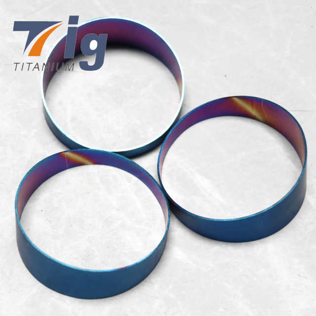 4" 1.0mm Titanium piecuts pipe cut 1.0D Tight loose type Radius piecuts titanium