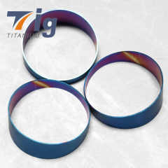 1.75" 1.0mm Pie Cuts 1D Radius Blue Colored (6pcs for 90* bend) Titanium