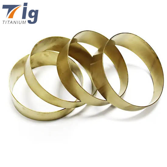 1.75" 3" 4" 1.0mm Pie Cuts 1.5D Radius golden Colored(6pcs for 90* bend) Titanium