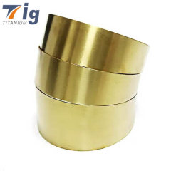 1.75" 3" 4" 1.5D Radius 1.0mm Titanium Pie Cuts golden Colored(6pcs for 90* bend)