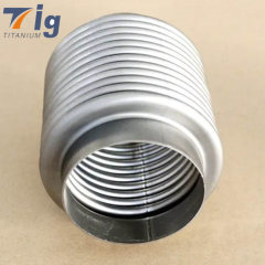 Titanium Corrugated Pipe Couplings Bellow Air Suspension Flex Joint Bellows 1.75" 2.5" 3" 3.5" 4"