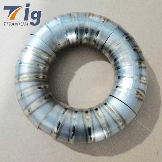 Titanium Pre-welded Pie Cuts 5" 1.0D