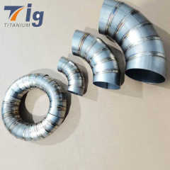 Pre-Welded Titanium 1.75" 1.875" 3" 4" diameter Pie Cuts 1D Radius 1mm wall 6 packs for 90 degree bend Tubings