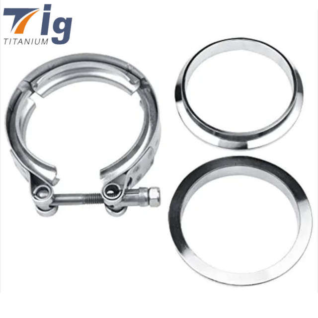 Customized Titanium wastegate Inlet/Outlet flange for welding titanium exhaust system