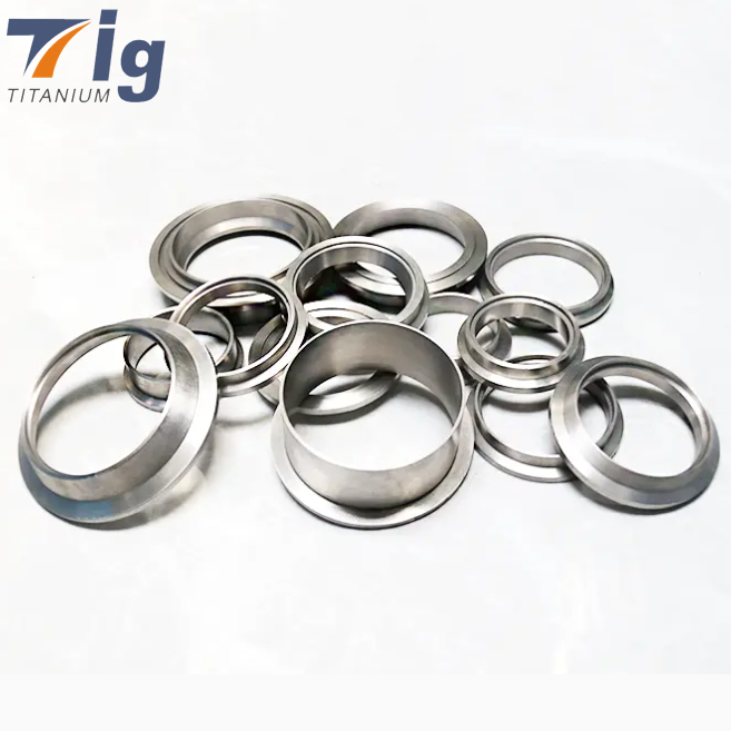 T3 T4 Titanium Flange -open flange exhaust pipe single air hole