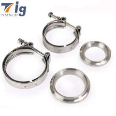 Titanium T6 Flange divided flange exhaust pipe single air hole