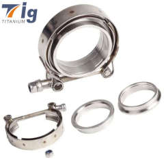 Customized Titanium wastegate Inlet/Outlet flange for welding titanium exhaust system