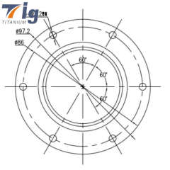 50mm Race Port BOV Flange