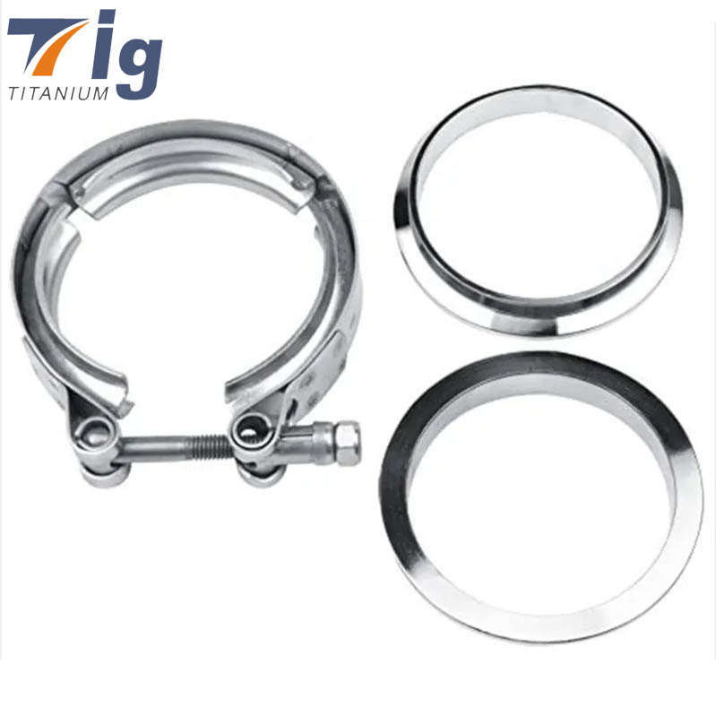Customized Titanium wastegate Inlet/Outlet flange for welding titanium exhaust system