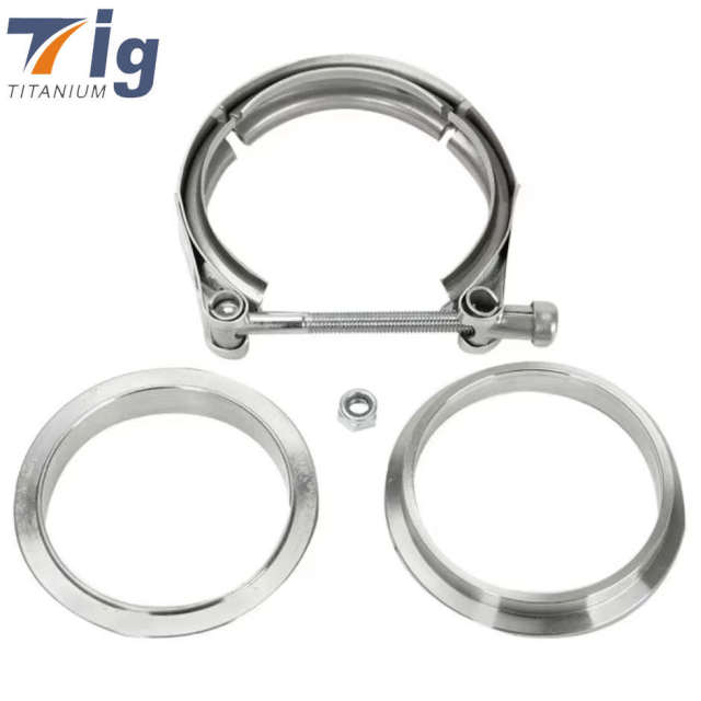 Customized Titanium wastegate Inlet/Outlet flange for welding titanium exhaust system