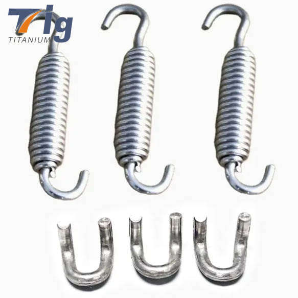 Titanium Exhaust Hook and Tension Spring for Slip Connector