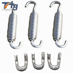 Titanium Exhaust Hook and Tension Spring for Slip Connector