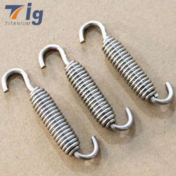 Titanium Exhaust Hook and spring