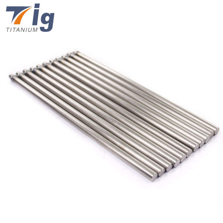 0.50" 0.375" OD Titanium exhaust hanger rod 12" long with mushroom ends