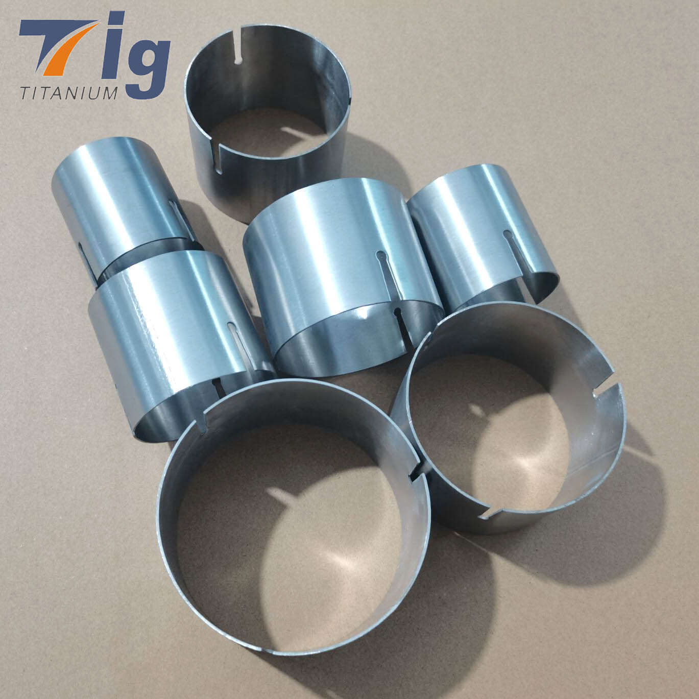 1.75" 1.875" 2" 2.25" 2.5" 3" 3.5" 4" Titanium 1.0mm Slip Fit Sleeves